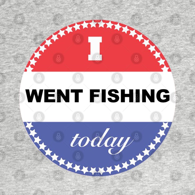 I Went Fishing Today by  The best hard hat stickers 